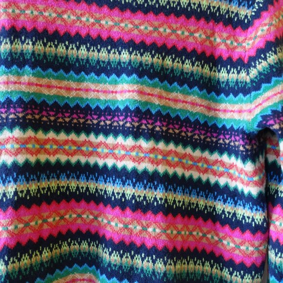 Fair Isle Striped Women's Sweater - Picture 11 of 15